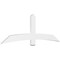 Ekena Millwork Bellingham Architectural Grade PVC Gable Bracket, 84"W x 28"H x 2"D x 6"F, 8/12 Pitch GBP084X28X0206BEL00 - alternate 1